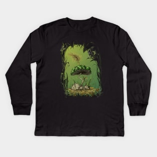 1-Up Mushroom Kids Long Sleeve T-Shirt